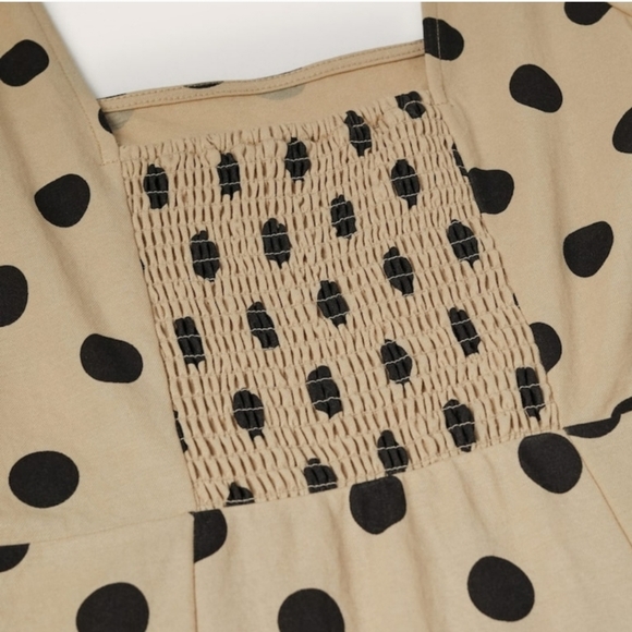 MANGO Polka dot short dress - Picture 2 of 6